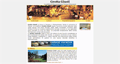 Desktop Screenshot of grottagiusti.it