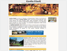 Tablet Screenshot of grottagiusti.it